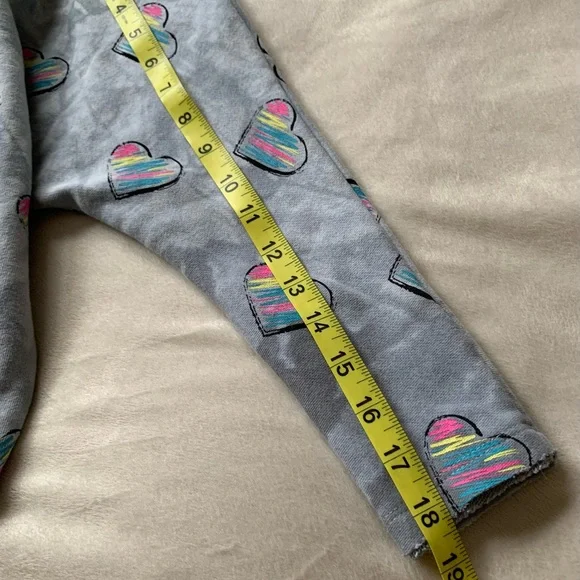 APPAMAN girls slouchy sweatshirt 80% gray cotton distressed style sweats… - Picture 11 of 14